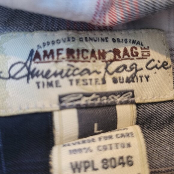 Lot of 3 Men's Plaid Shirts Size L Calvin Klein American Rag Threads & Heirs L - Picture 5 of 5